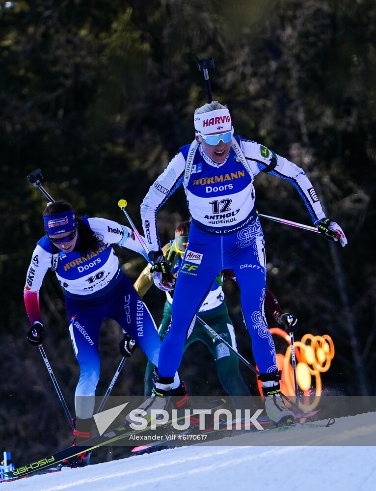 Italy Biathlon Worlds Women Individual