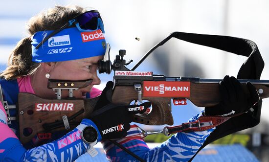 Italy Biathlon Worlds Women Individual Race