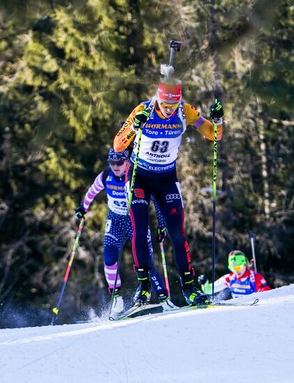 Italy Biathlon Worlds Women Individual