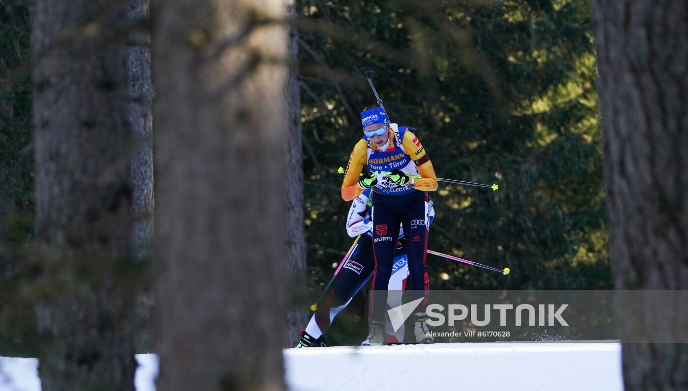 Italy Biathlon Worlds Women Individual