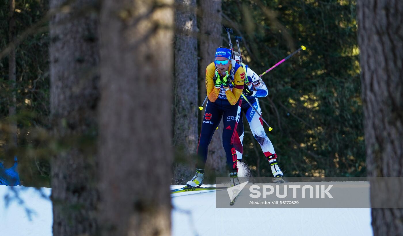 Italy Biathlon Worlds Women Individual