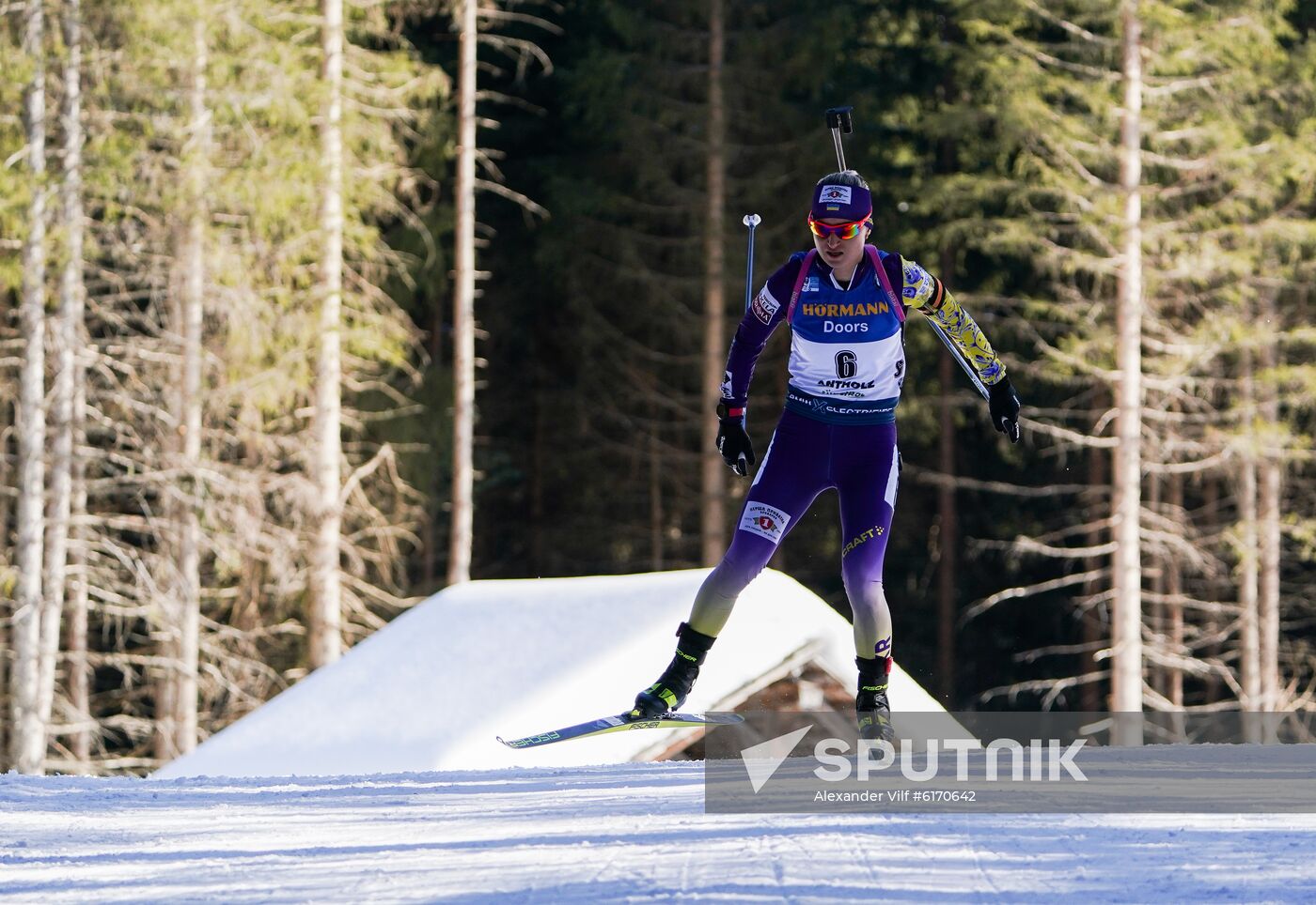 Italy Biathlon Worlds Women Individual