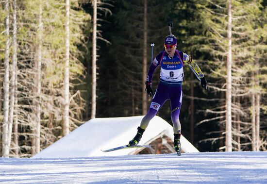 Italy Biathlon Worlds Women Individual