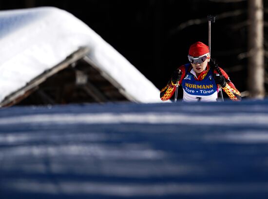 Italy Biathlon Worlds Women Individual