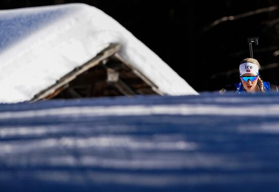 Italy Biathlon Worlds Women Individual