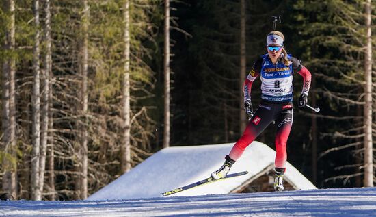 Italy Biathlon Worlds Women Individual