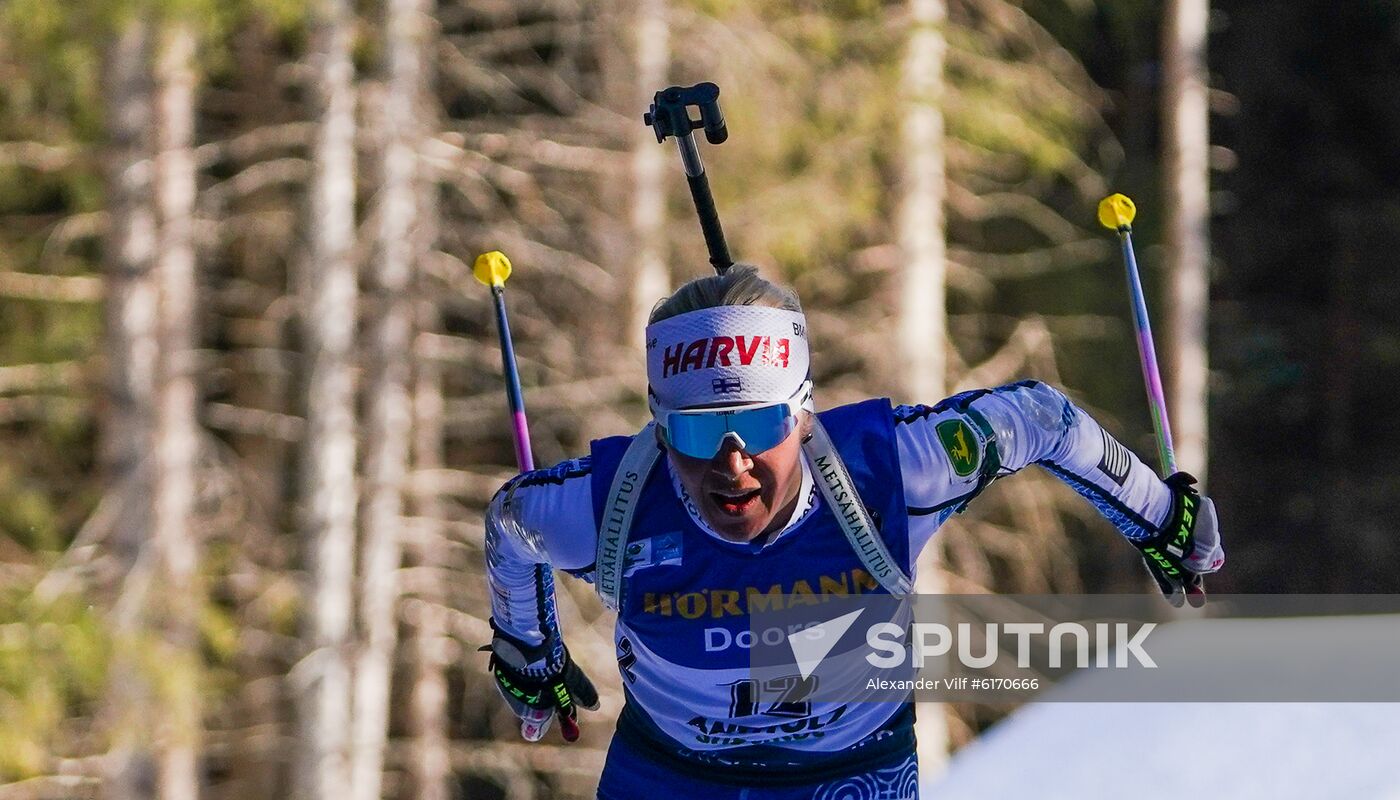 Italy Biathlon Worlds Women Individual