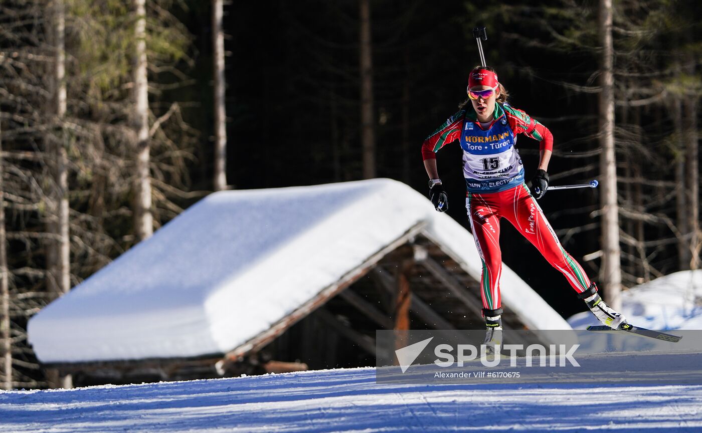 Italy Biathlon Worlds Women Individual