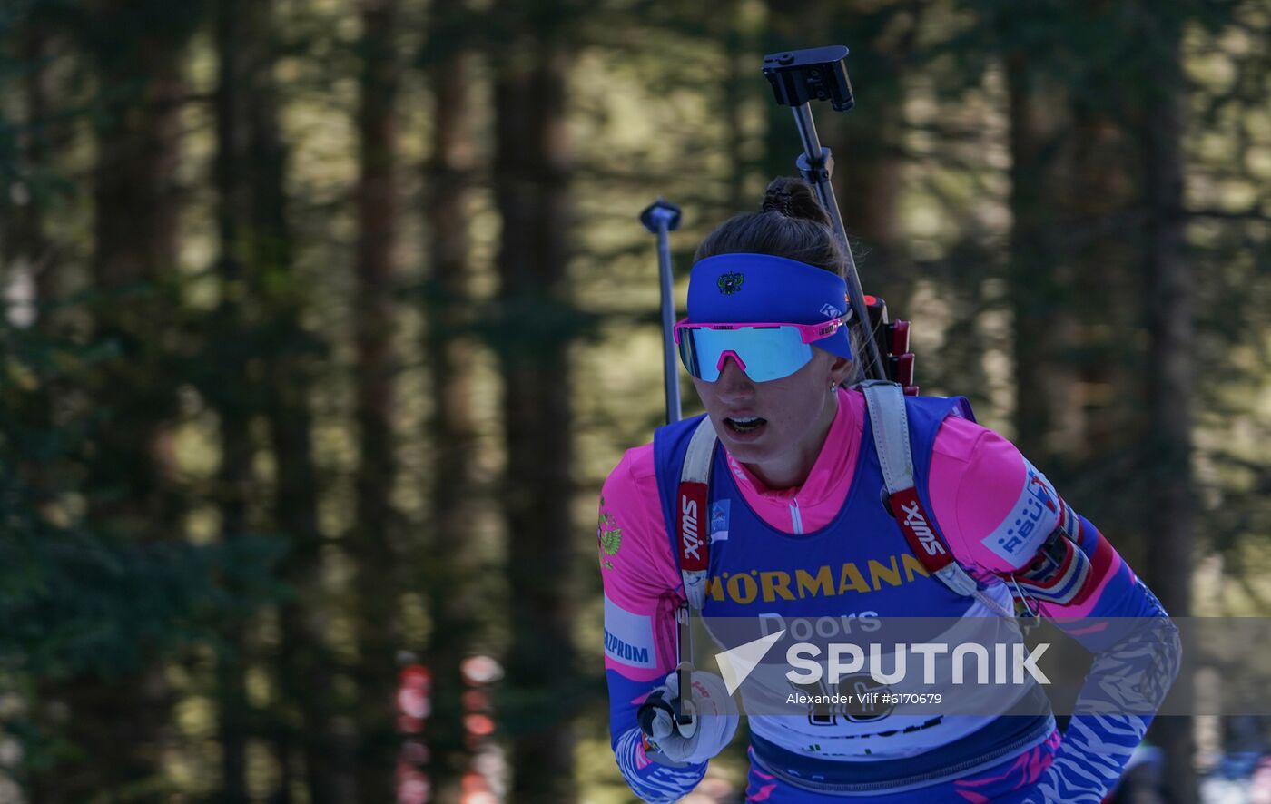 Italy Biathlon Worlds Women Individual