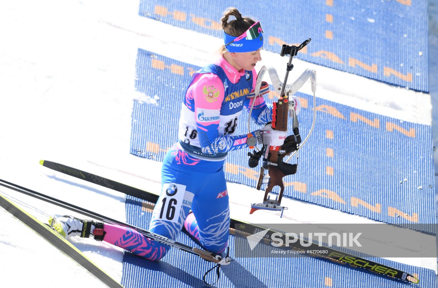 Italy Biathlon Worlds Women Individual Race