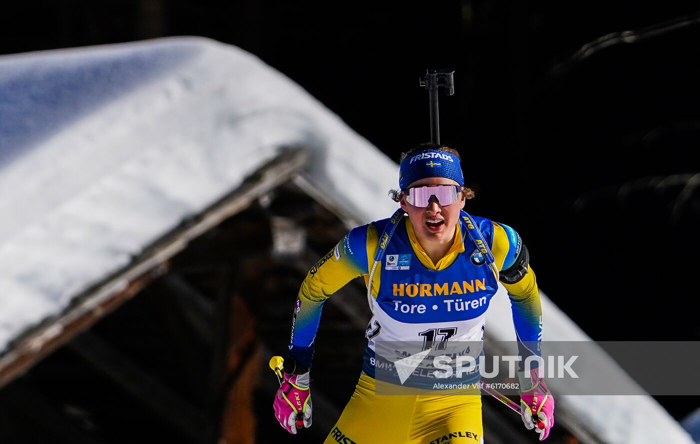 Italy Biathlon Worlds Women Individual