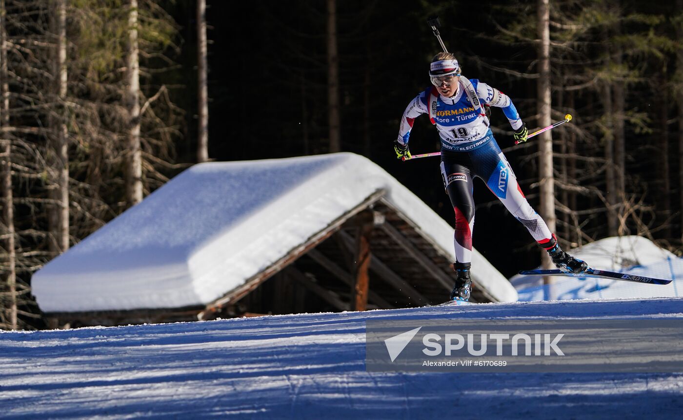 Italy Biathlon Worlds Women Individual