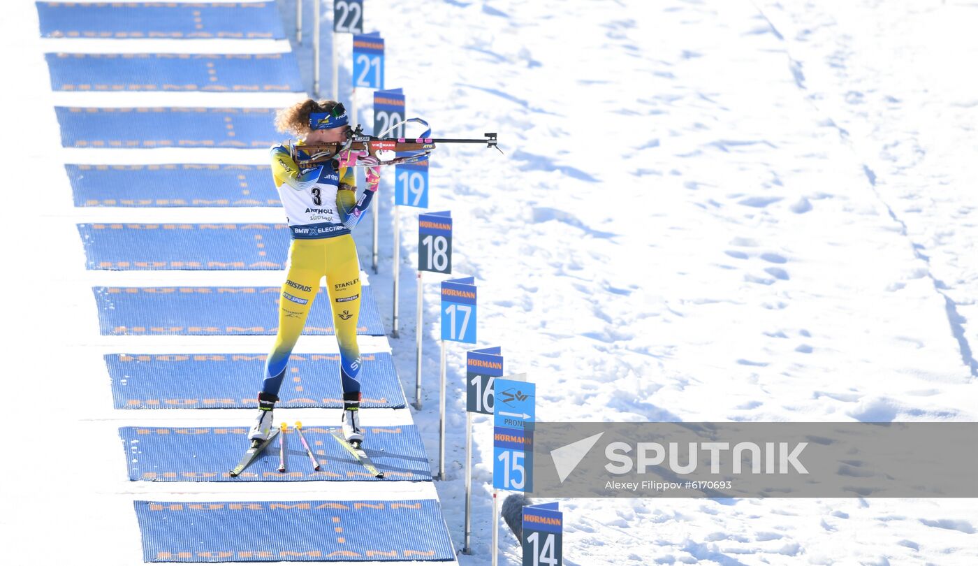 Italy Biathlon Worlds Women Individual Race