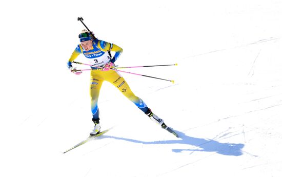 Italy Biathlon Worlds Women Individual Race