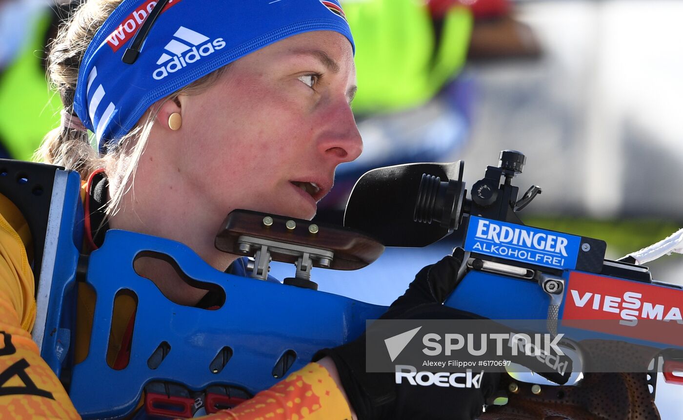 Italy Biathlon Worlds Women Individual Race