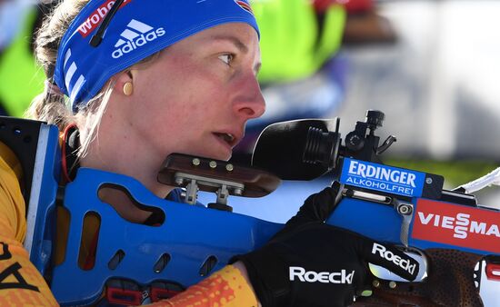 Italy Biathlon Worlds Women Individual Race