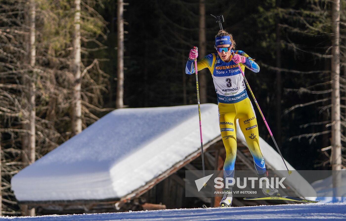 Italy Biathlon Worlds Women Individual