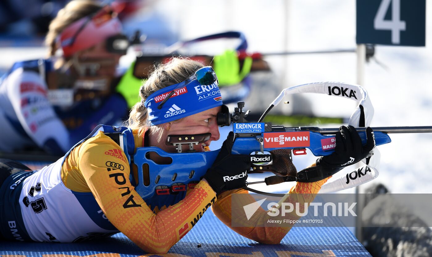 Italy Biathlon Worlds Women Individual Race