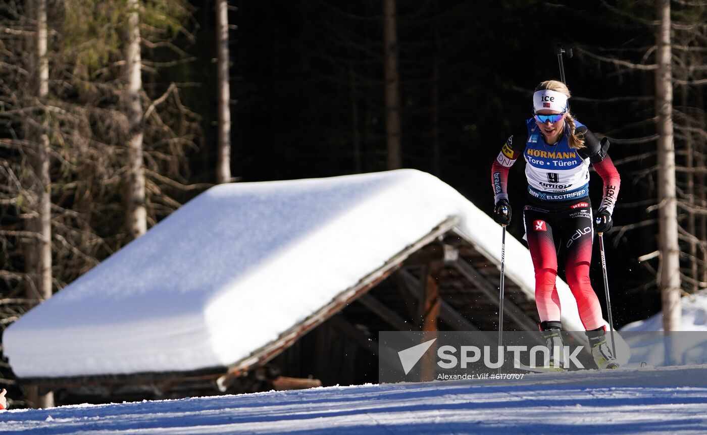 Italy Biathlon Worlds Women Individual