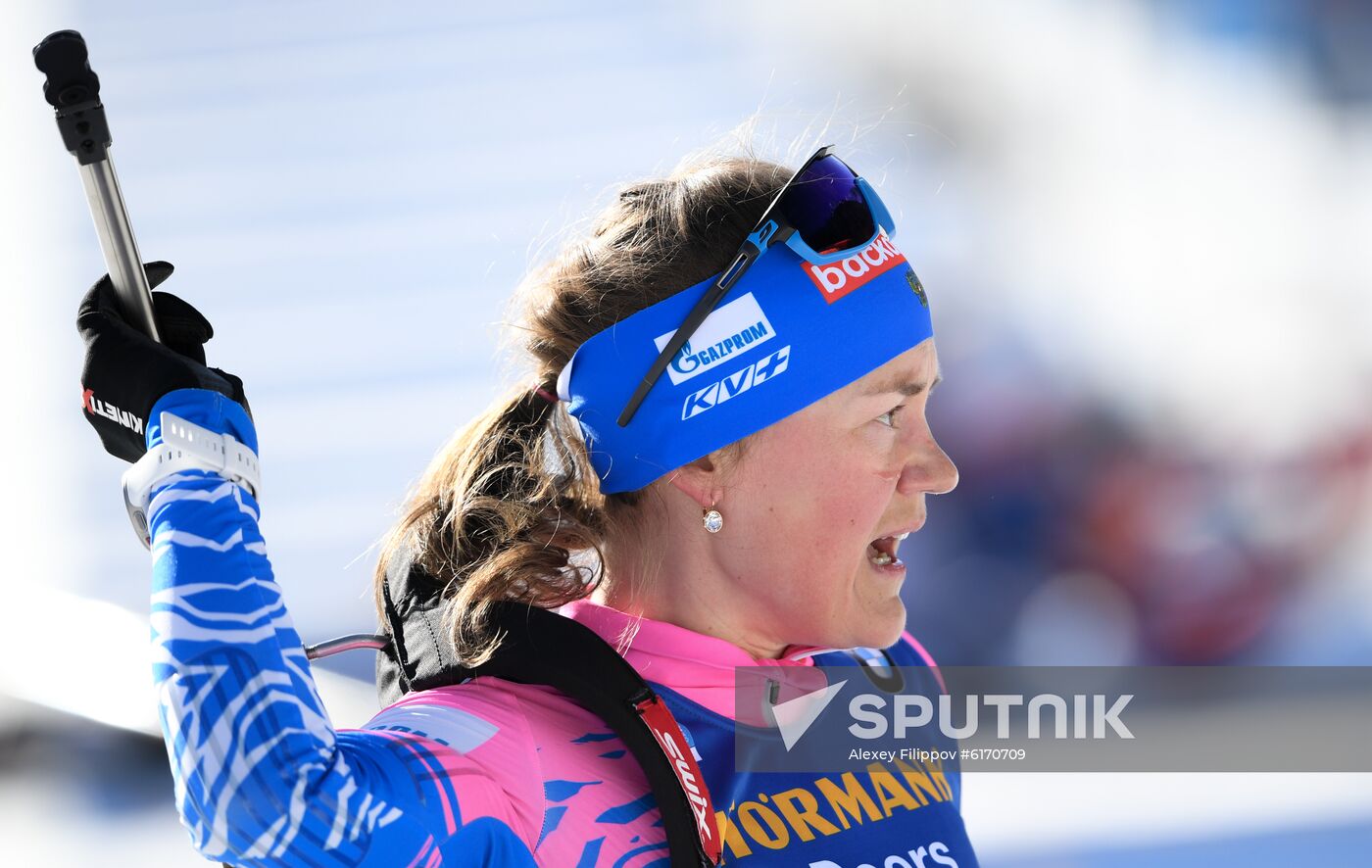 Italy Biathlon Worlds Women Individual Race