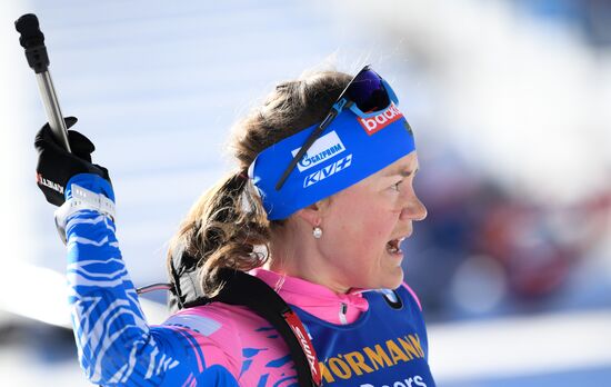 Italy Biathlon Worlds Women Individual Race
