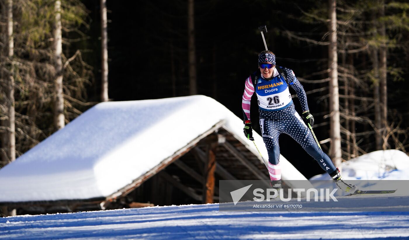 Italy Biathlon Worlds Women Individual