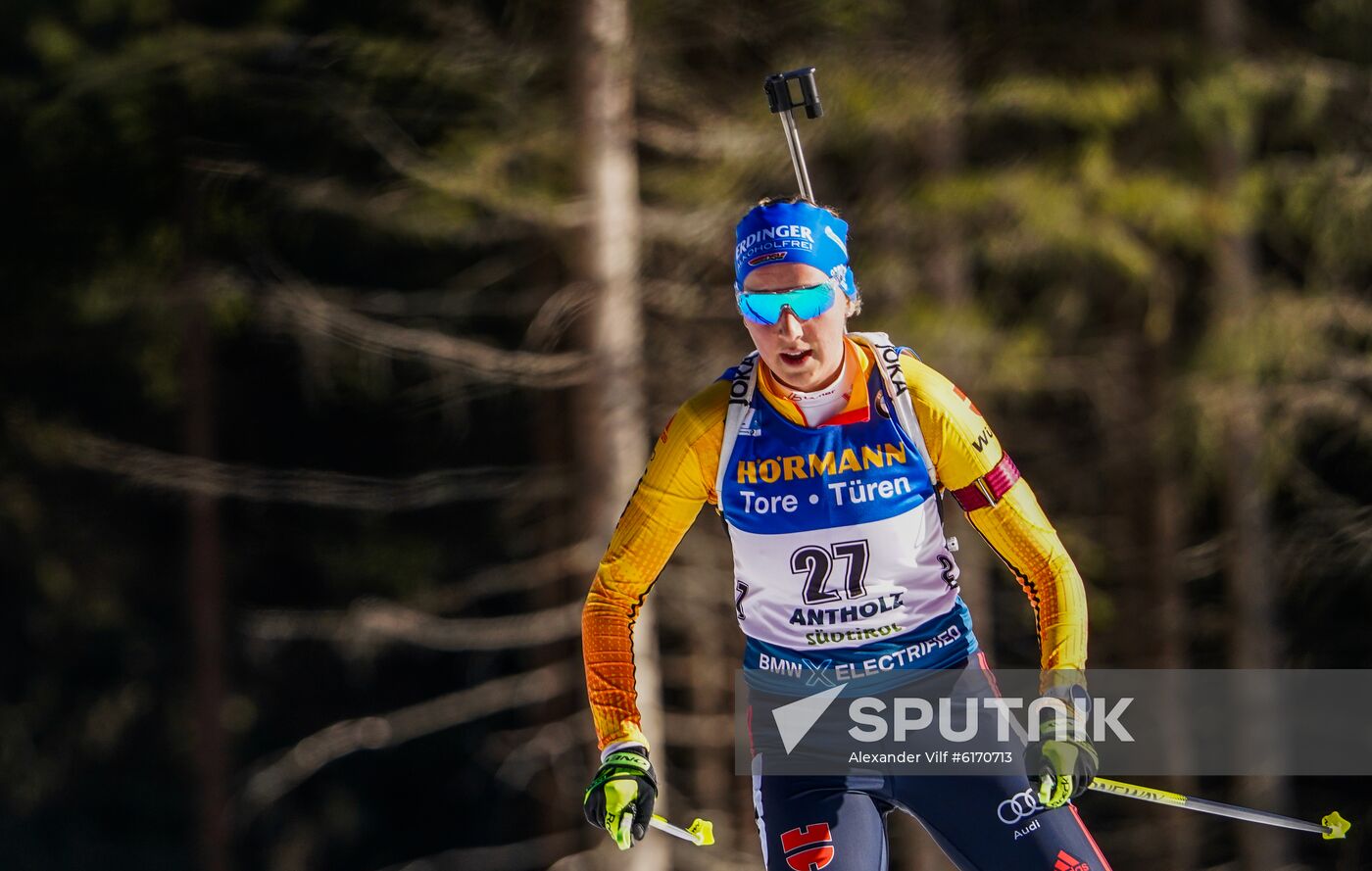 Italy Biathlon Worlds Women Individual