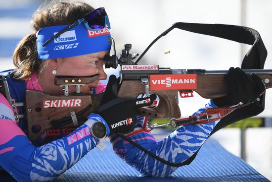 Italy Biathlon Worlds Women Individual Race