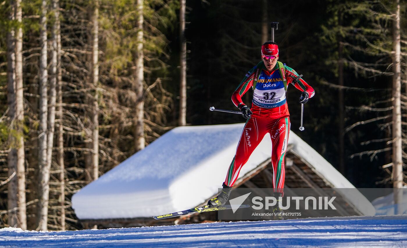 Italy Biathlon Worlds Women Individual