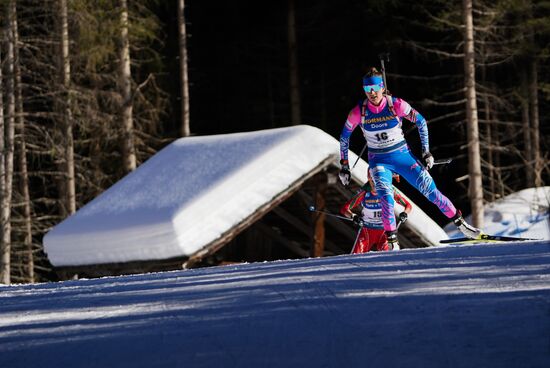 Italy Biathlon Worlds Women Individual