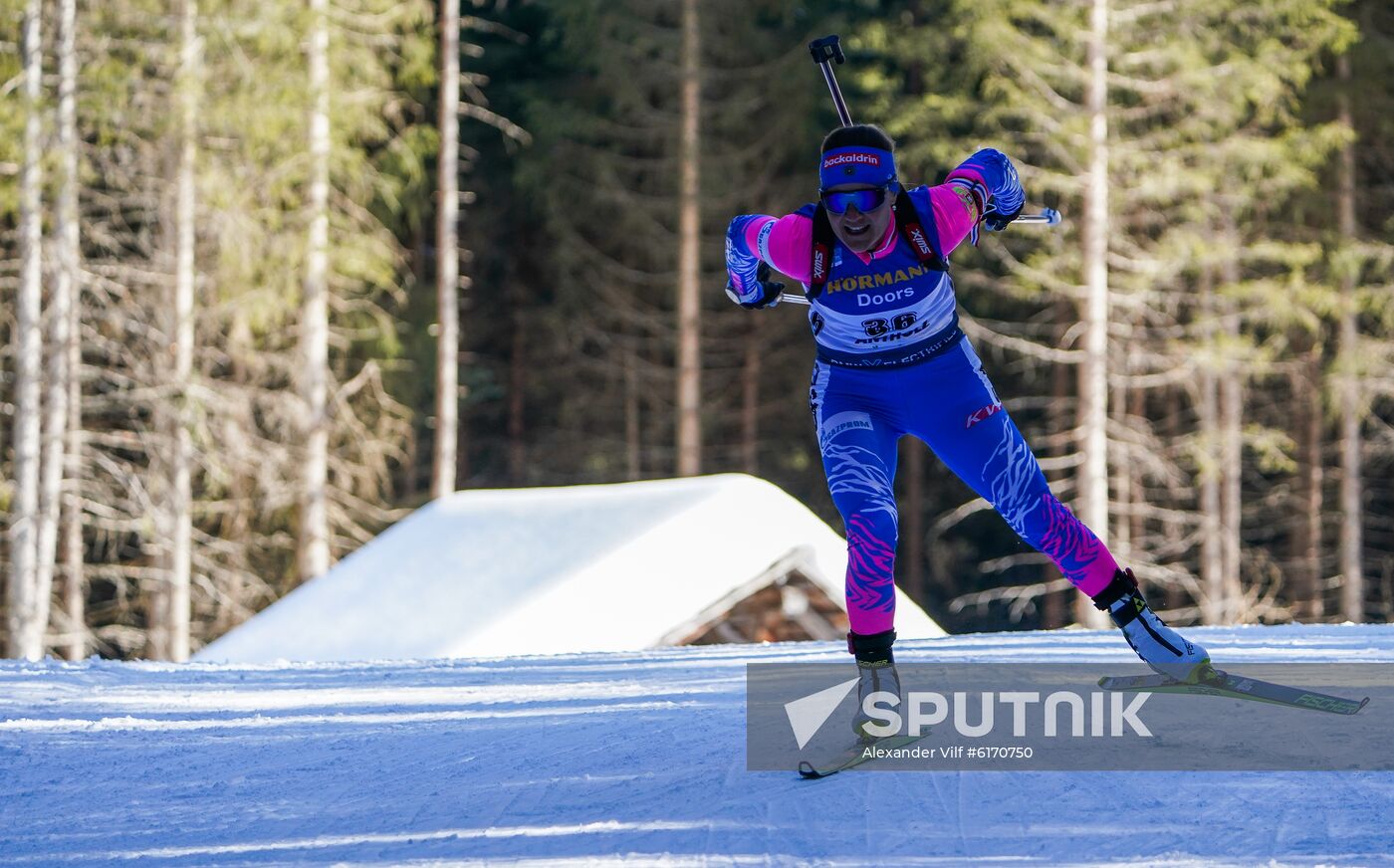 Italy Biathlon Worlds Women Individual