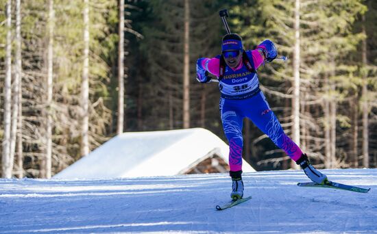 Italy Biathlon Worlds Women Individual