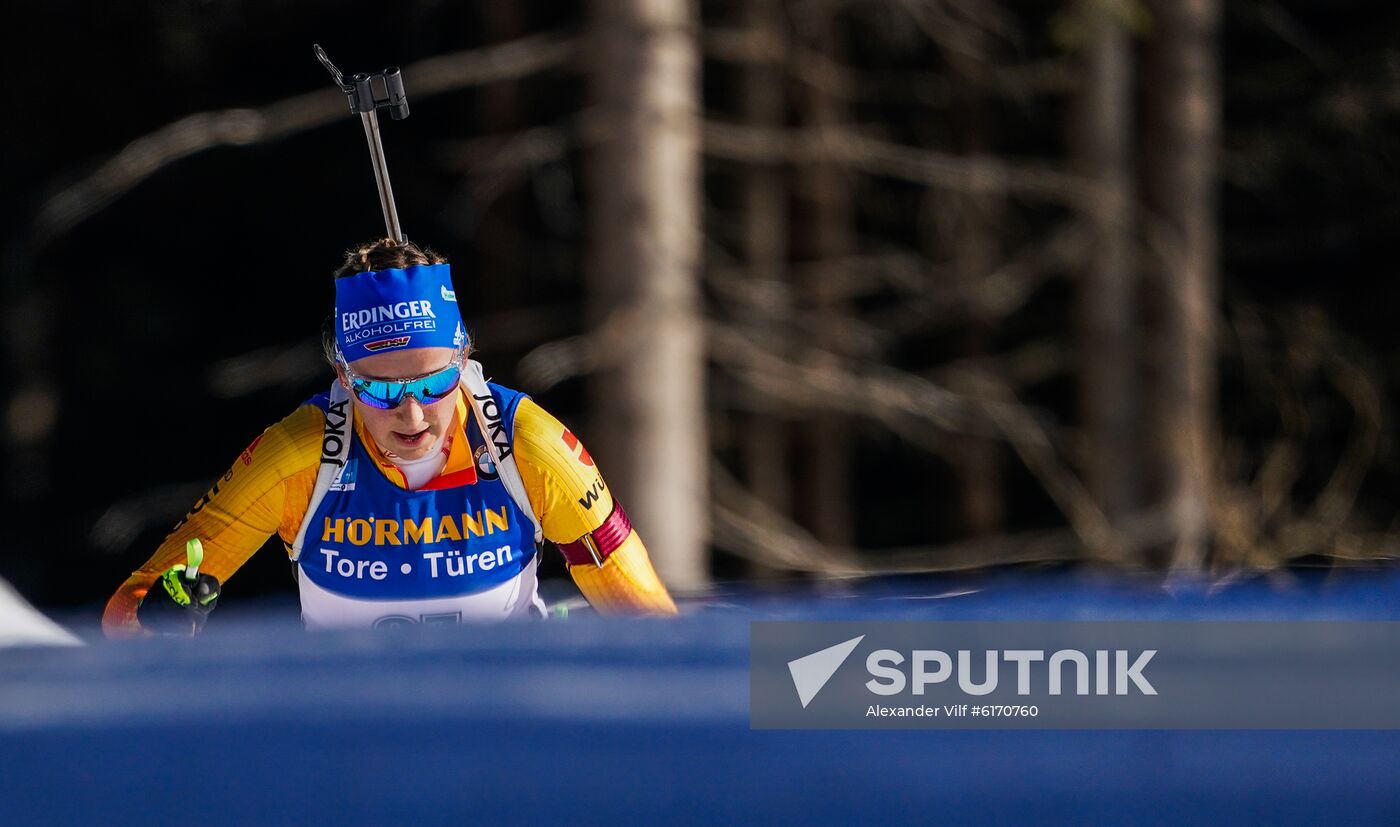 Italy Biathlon Worlds Women Individual