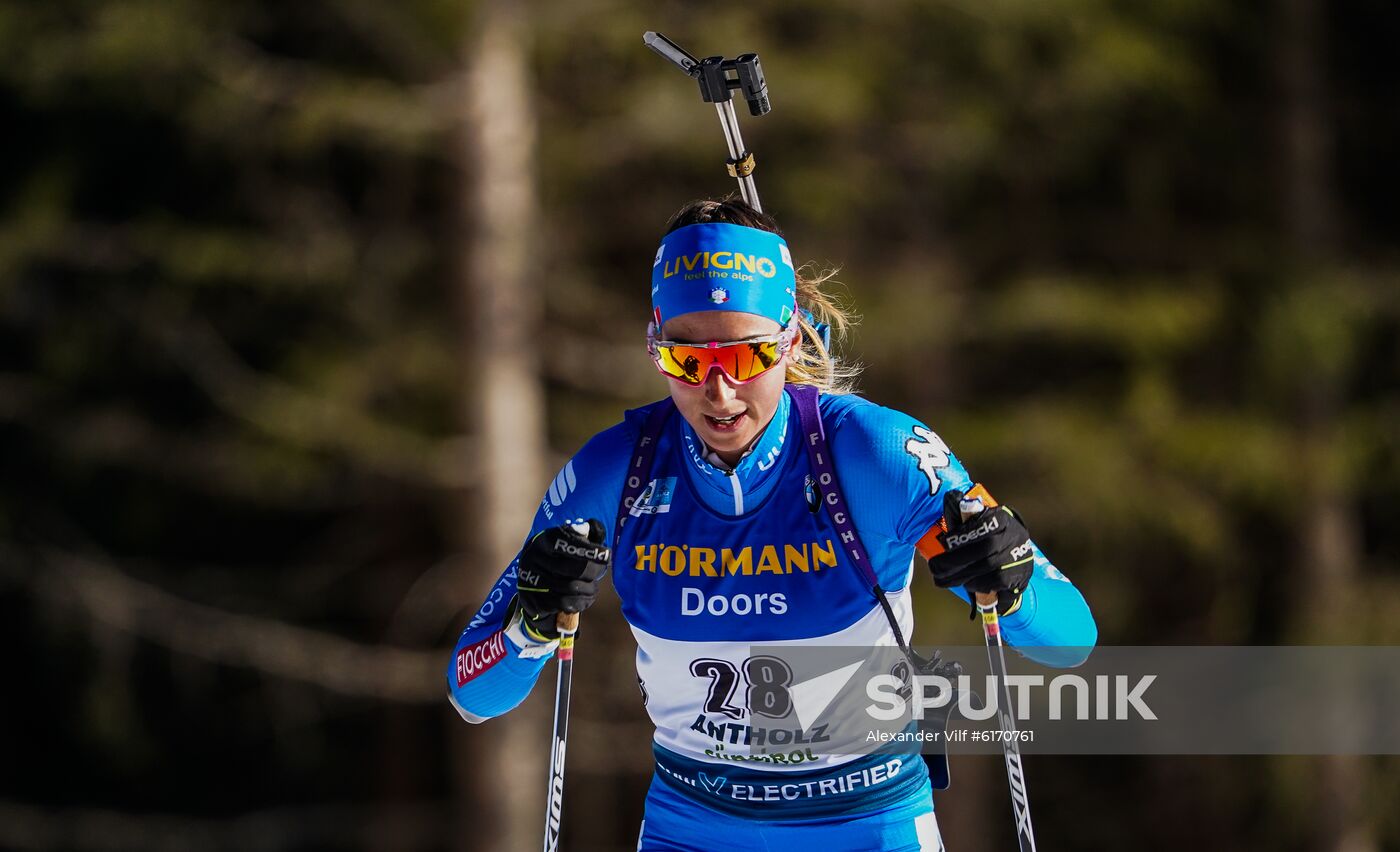 Italy Biathlon Worlds Women Individual