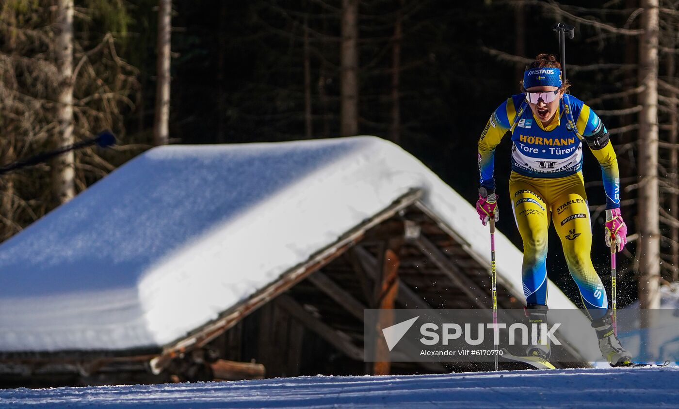 Italy Biathlon Worlds Women Individual