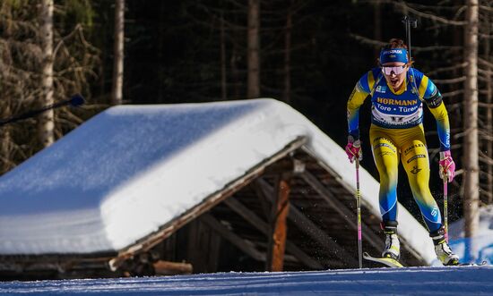 Italy Biathlon Worlds Women Individual