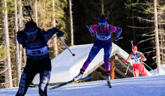 Italy Biathlon Worlds Women Individual