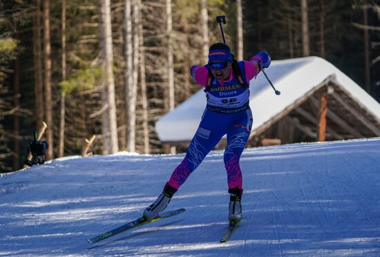 Italy Biathlon Worlds Women Individual