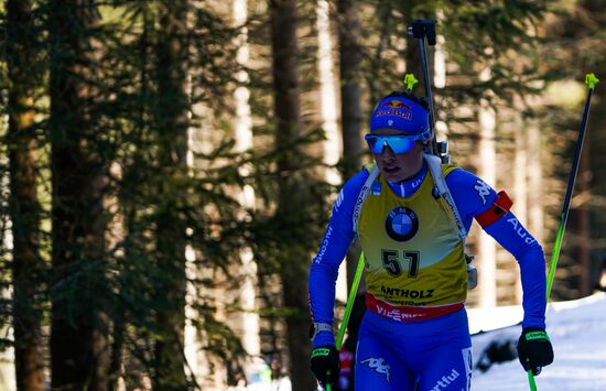 Italy Biathlon Worlds Women Individual