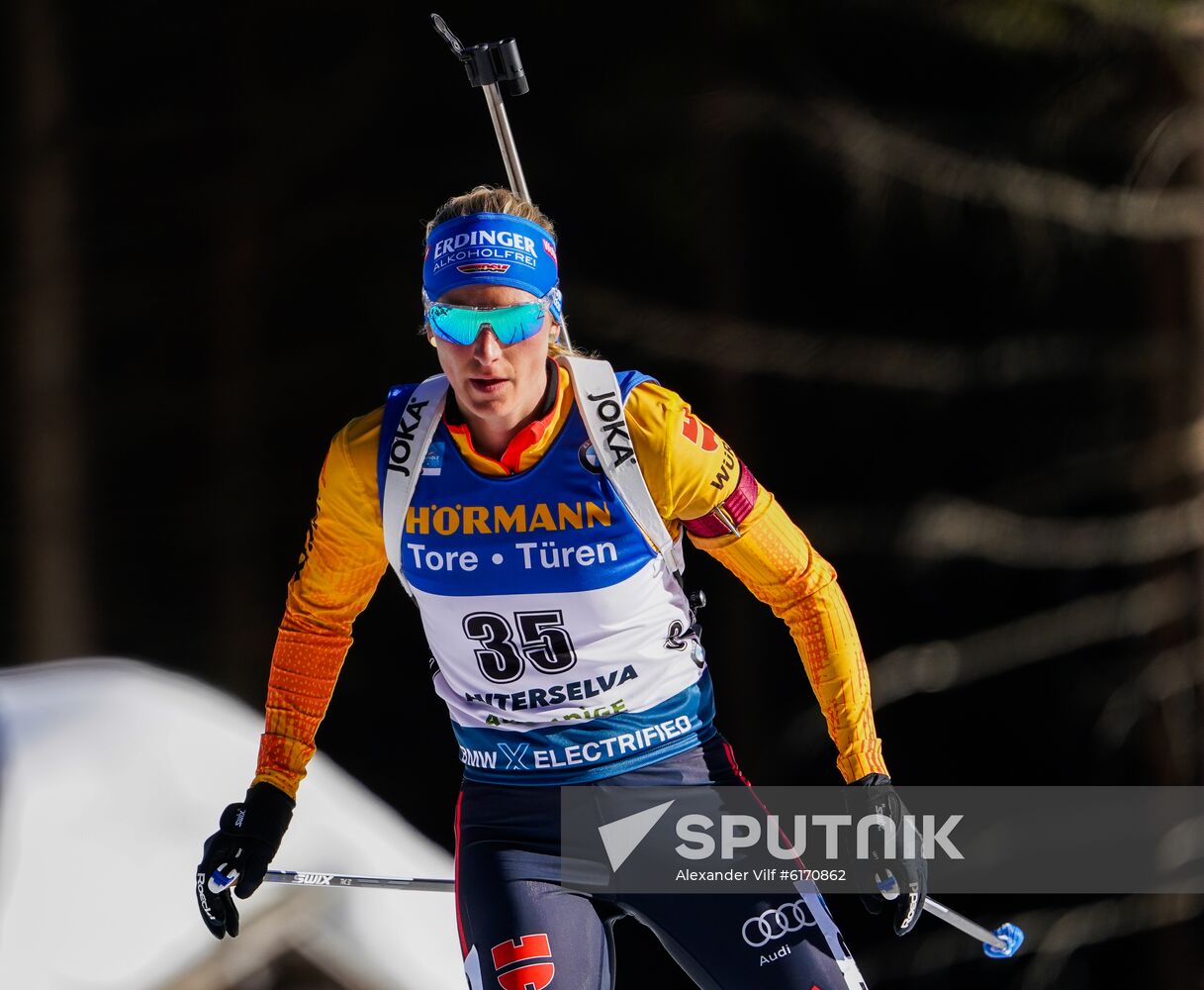 Italy Biathlon Worlds Women Individual