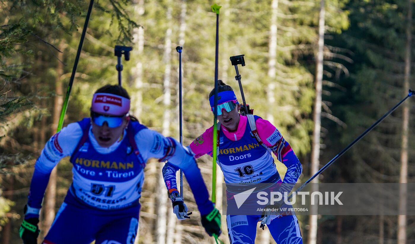 Italy Biathlon Worlds Women Individual