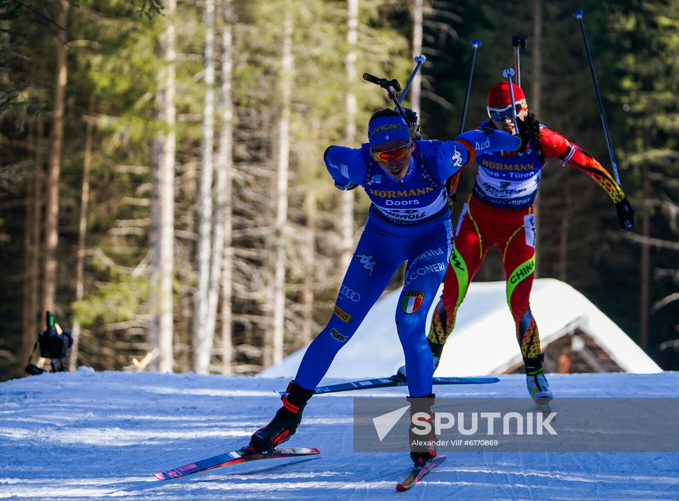 Italy Biathlon Worlds Women Individual