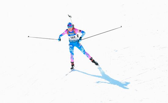 Italy Biathlon Worlds Women Individual