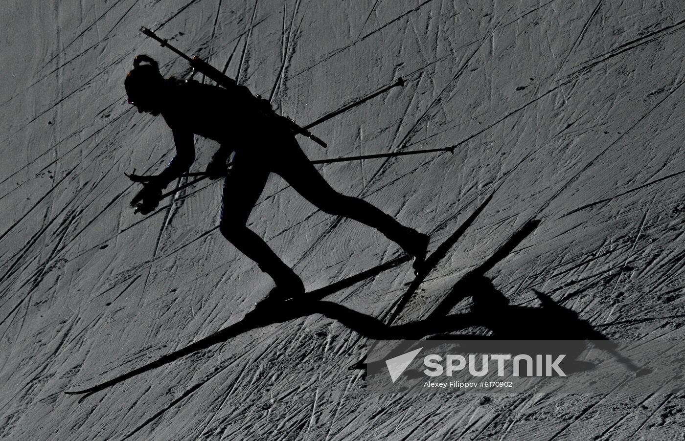 Italy Biathlon Worlds Women Individual