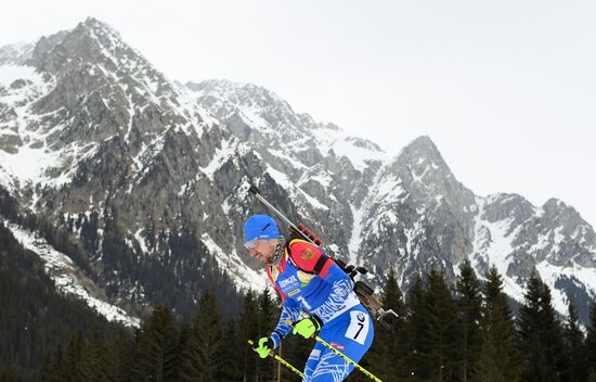 Italy Biathlon Worlds Men Individual