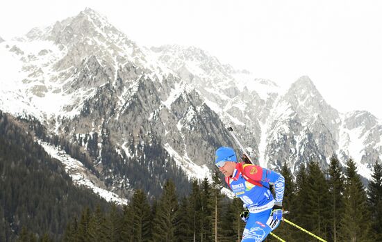 Italy Biathlon Worlds Men Individual