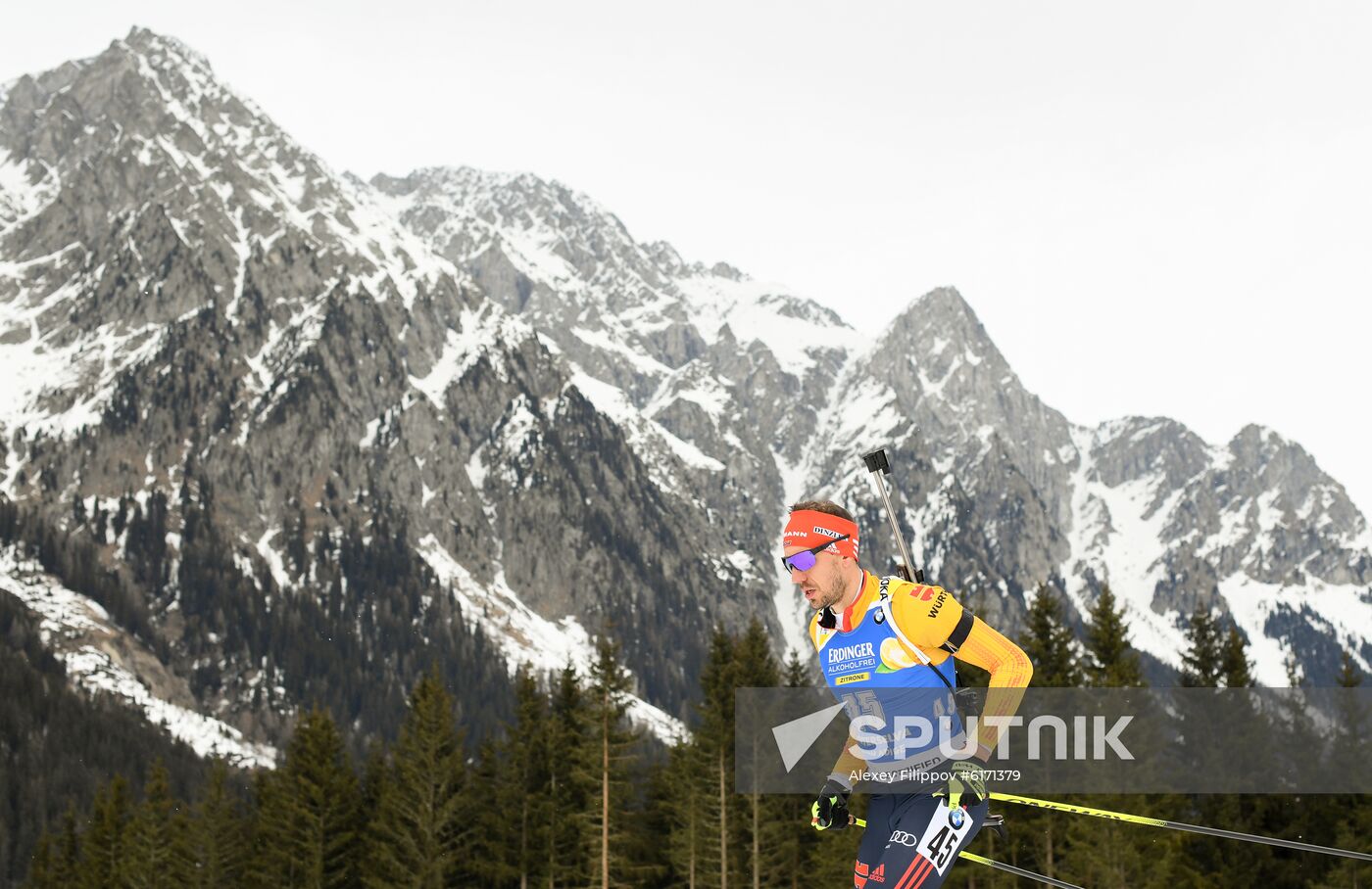 Italy Biathlon Worlds Men Individual