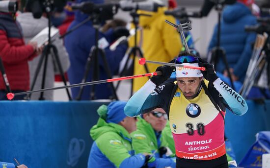 Italy Biathlon Worlds Men Individual