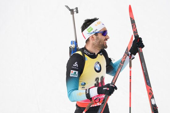 Italy Biathlon Worlds Men Individual