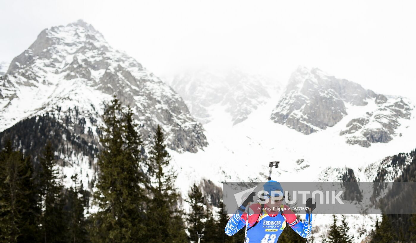 Italy Biathlon Worlds Men Individual